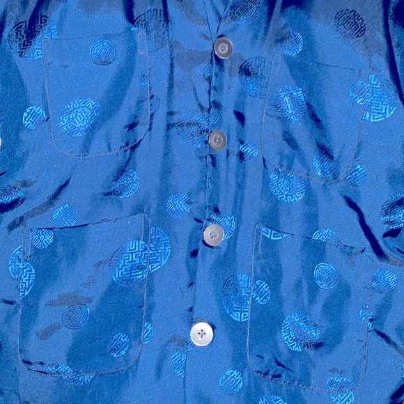 Child’s Chinese satin silk jacket, vintage retro Size 5,6,7 Boy Girl unisex RARE - Picture 2 of 12